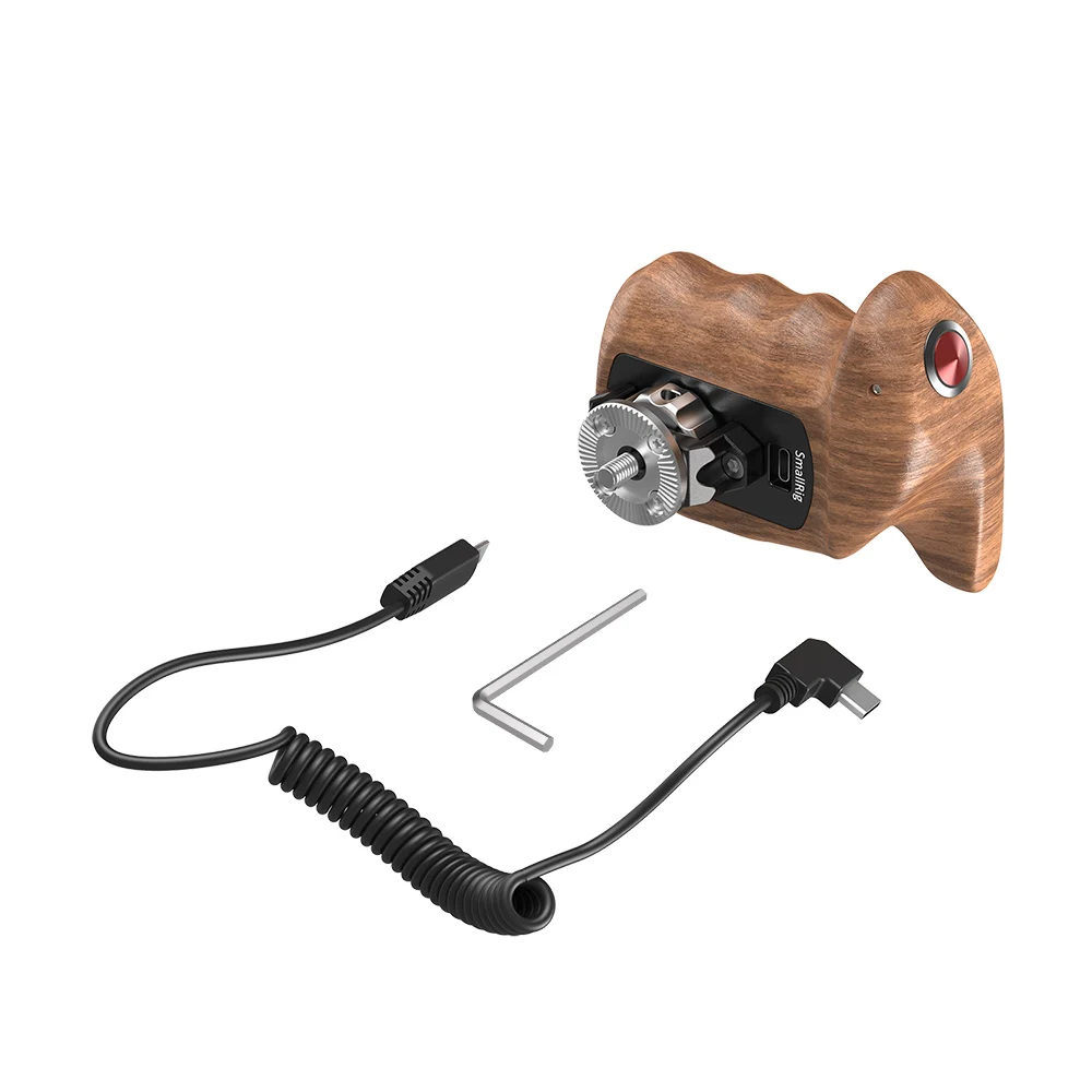 Клетка SmallRig для цифровой зеркальной камеры правая сторона деревянная рукоятка с