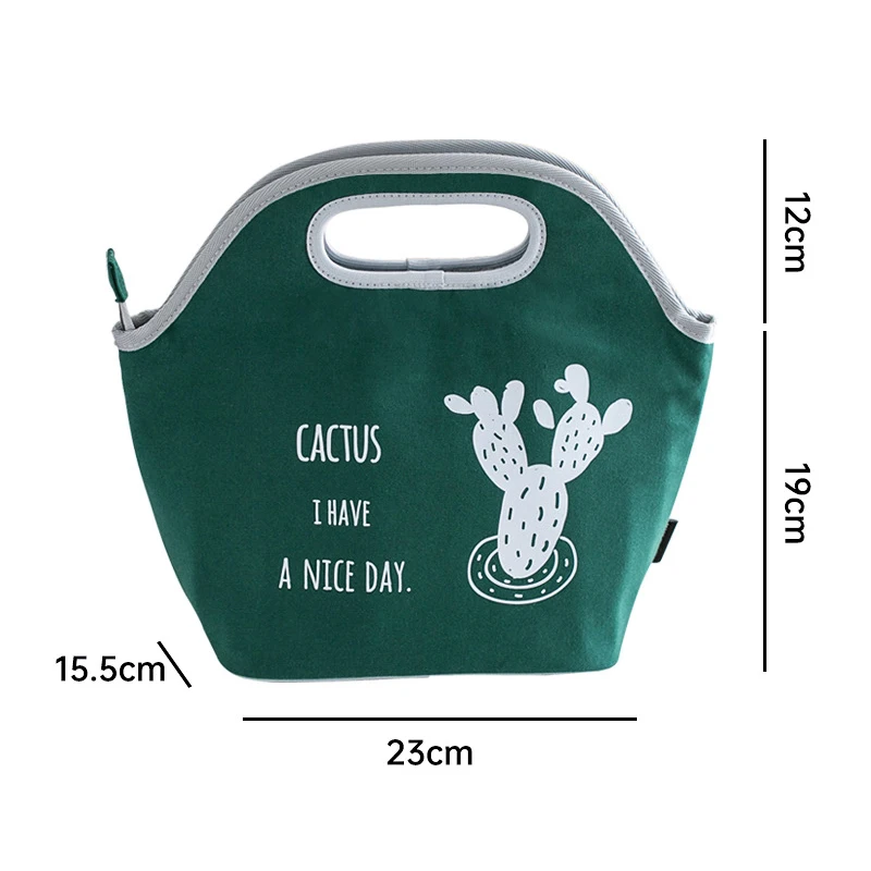 

Lunch Box Tote Carry Bag for Work School Shopping Thermal Insulated Zipper Lunch Sack Cooler Picnic Travel Kids Snacks Milk Bag