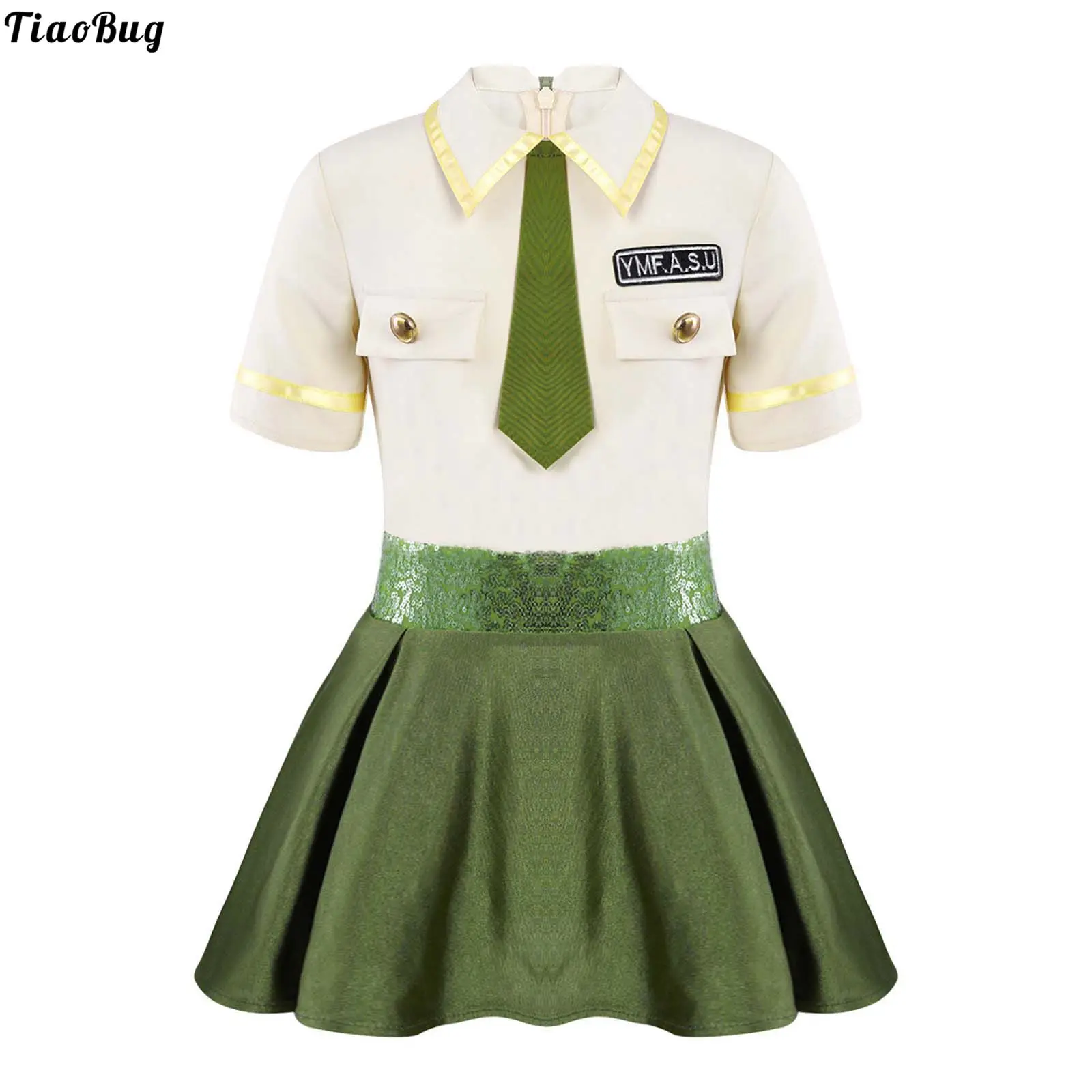 

Детский летний комбинезон с отложным воротником и короткими рукавами