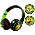 Косплей Игровые наушники Аниме JoJo's Bizarre Adventure Bluetooth-гарнитура наушники подарок вставная карта и FM для IOS ANDROID