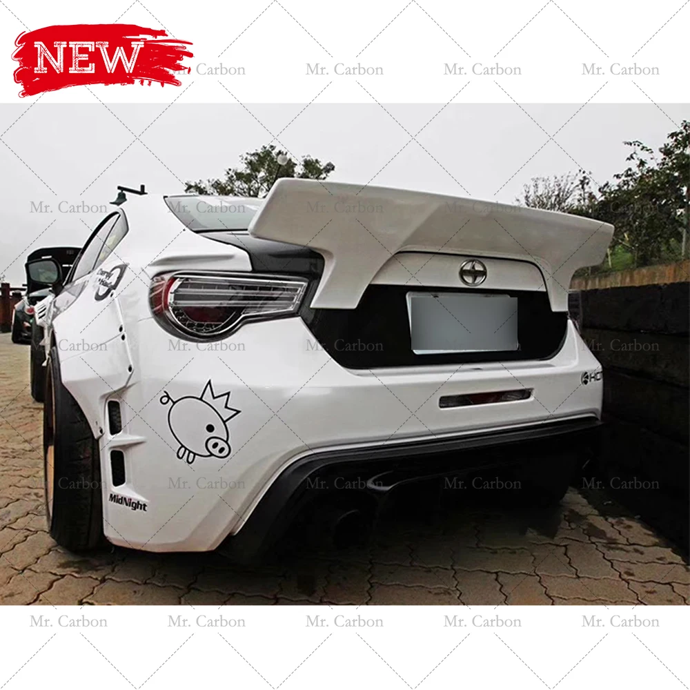 Для BRZ FT86 GT86 FRS RB VER2.0 стиль углеродное волокно стекло задний спойлер отделка