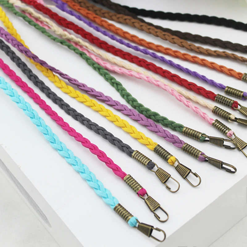 Fashion Suede Braided Bag Strap Women Shoudler Bag Strap DIY Replacement Handles For Handbag Belts Strap Bag accessories