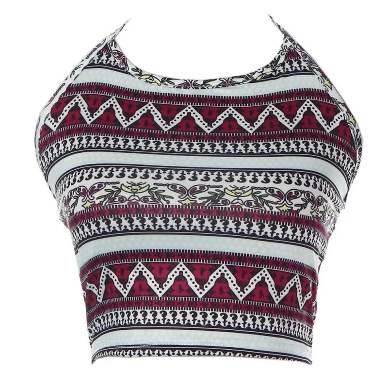 Женский сексуальный уютный укороченный топ женский топ-бюстье с геометрическим