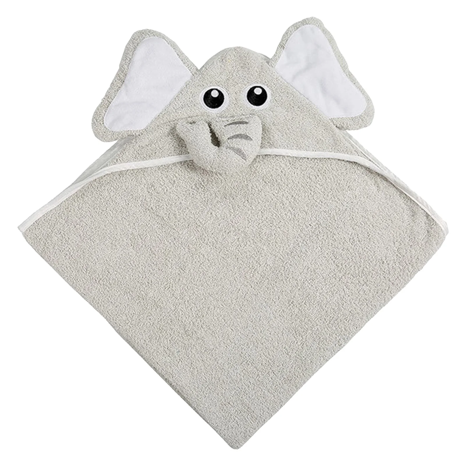 

Hooded Baby Towel Soft 100% Cotton Bath Towel With Hood For Toddlers One Piece Cute Elephant Kids Towel Hooded Blanket 90x90cm