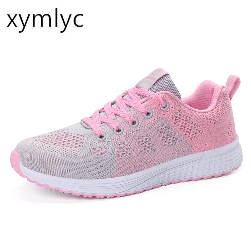 

2020 Sneakers Women High Quality Breathable Summer Lace-Up Casual Shoes Woman Flats Shoes Basket Female tenis femininos