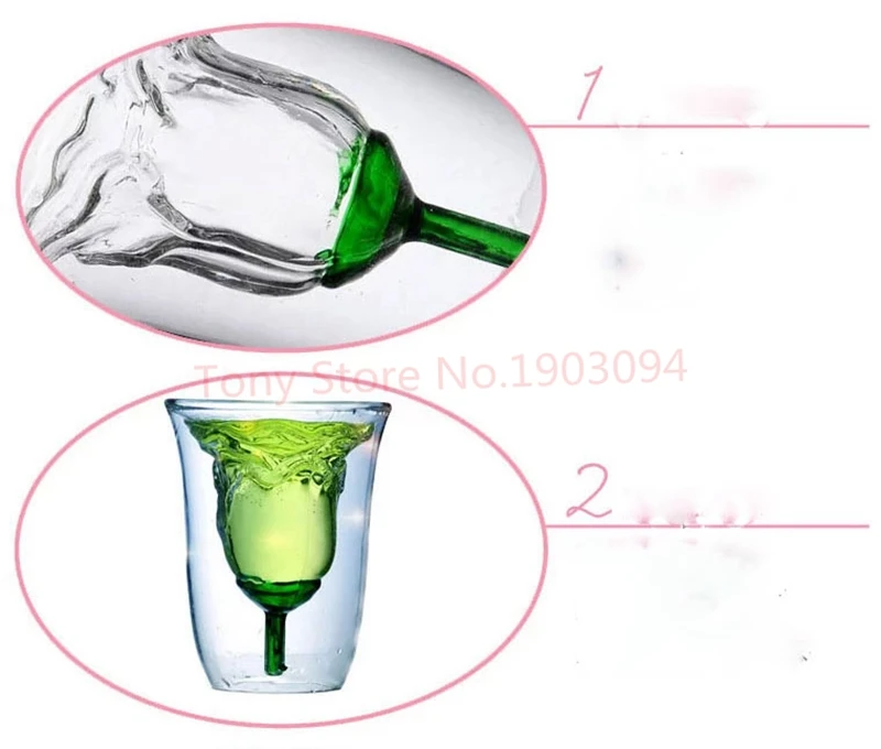 10 шт. романтическая влюбленная Роза бокал для пива 180 мл вина шампанского с