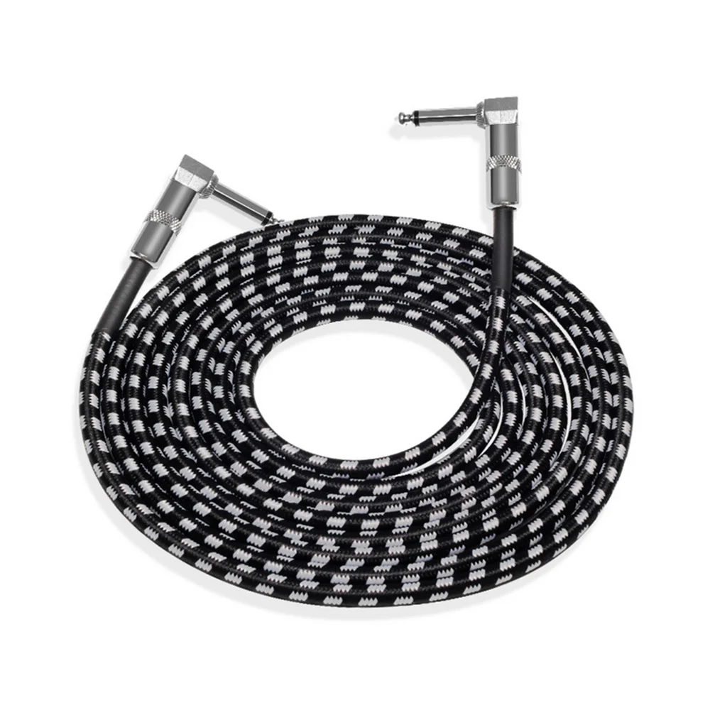 10 футов кабель для электрогитары гитара бас музыкальный инструмент 1/4 дюйма