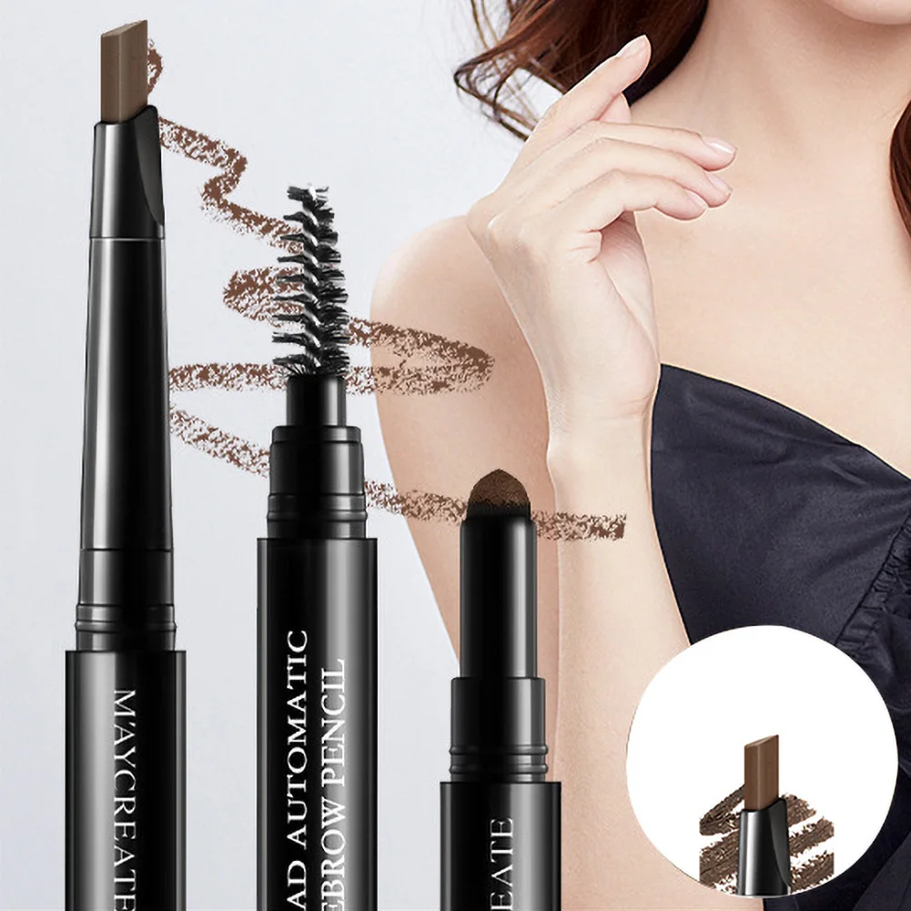 MayCreate 3 в 1 Набор бровей для женщин Водостойкий карандаш Кисть Для Пудры Пигмент