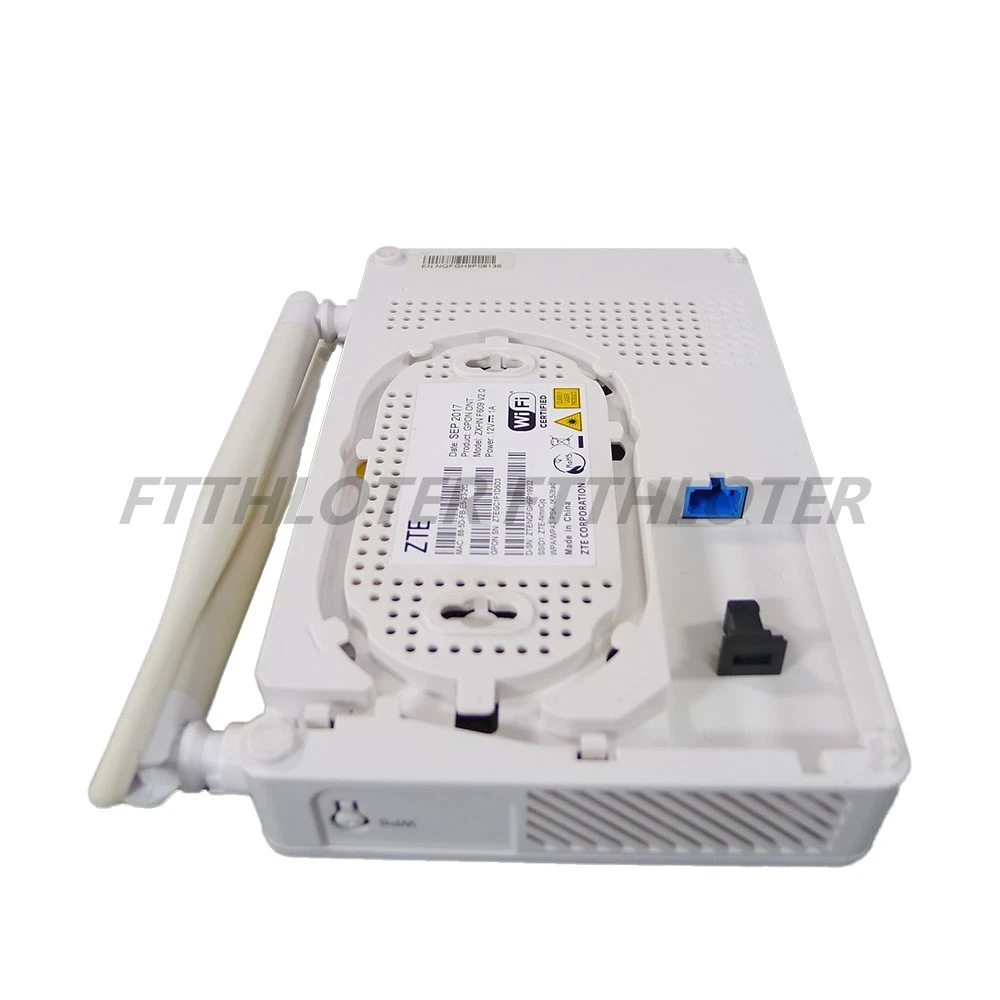 Оригинальный ZTE F609 V2 GPON ONU 5DBI беспроводной ONT роутер 1GE + 3FE 1tel антенны