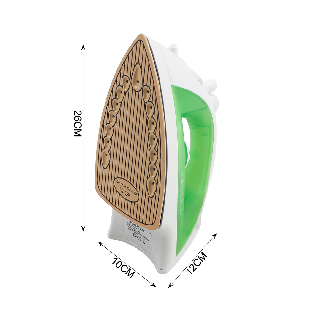 Паровой утюг HAEGER компактный портативный 1200 Вт с керамическим антипригарным