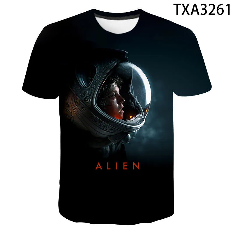 

Alien Movie T shirt Men Women Children Streetwear T-shirt 3D Print Tee Fashion Summer Short Slevee Cool Tops Clothing