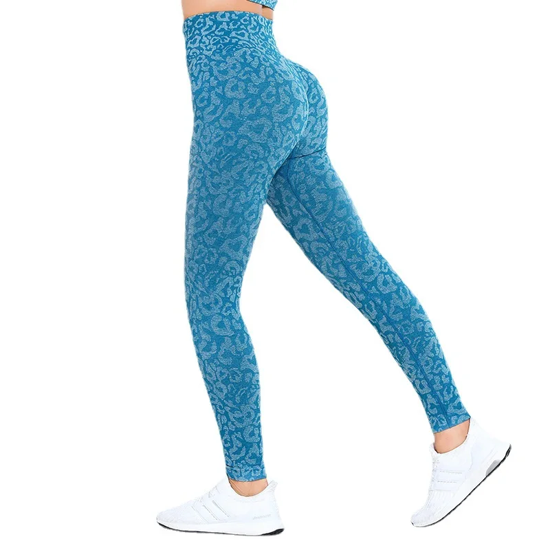 

High Waist Leggings Women Dot Printed Seamless Sport Leggings Ankle Length Pants Fitness Pant Booty Push Up Leggins Gym Clothing