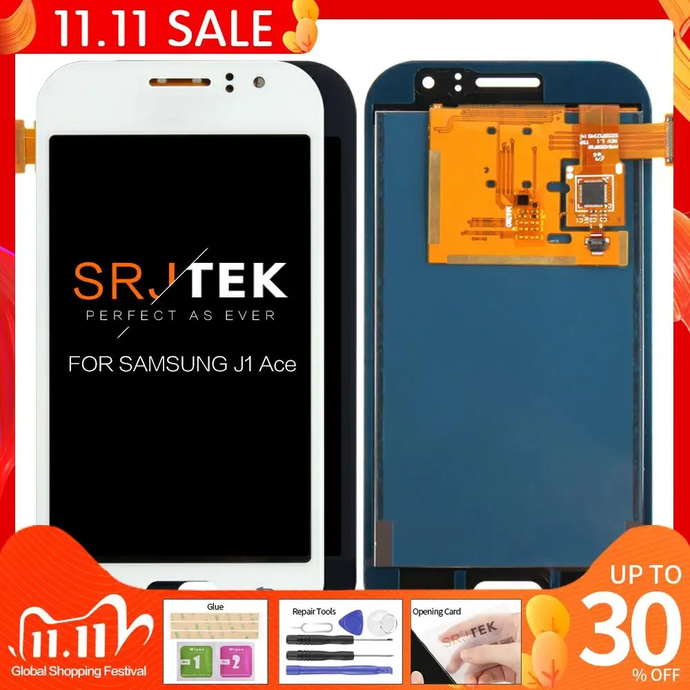Можно настроить яркость ЖК дисплей для Samsung Galaxy J1 Ace J110 SM J110F J110H сенсорный экран