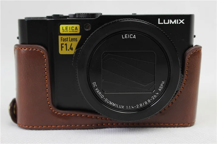 Кожаный чехол для камеры полусумка Panasonic LX10 LUMIX | Электроника