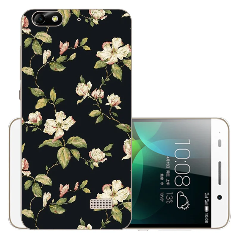Чехол-книжка 5,0 дюйма для huawei Honor 4C, чехол CHC-U01, CHM-U01 чехол для huawei Honor 4C, мягкий силиконовый чехол для huawei G Play Mini - Цвет: AWMHGQ