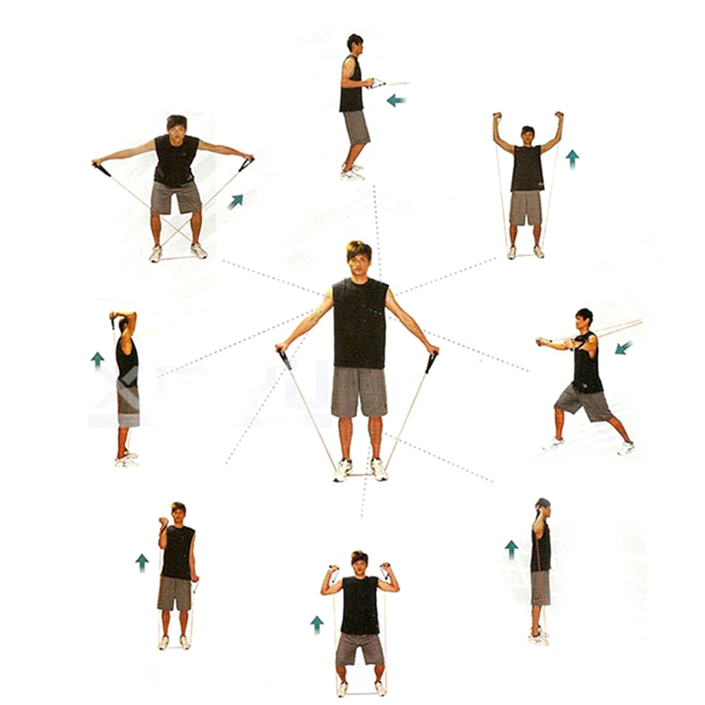 Единичное Сопротивление Группа Упражнений трубка для тренировки сопротивления