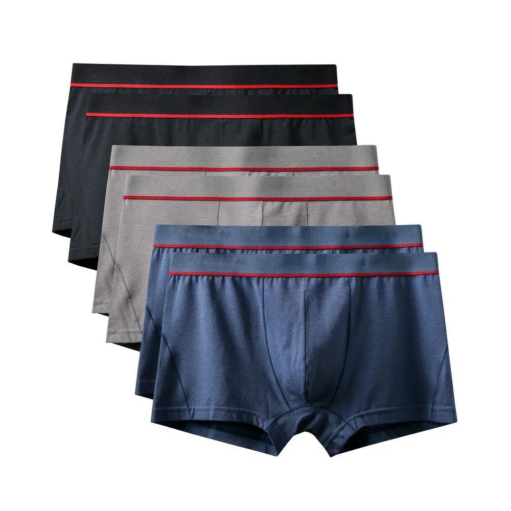 6Pcs A0582 Mix A36 6 шт./лот, новинка, высокое качество, Mr трусы, модные, сексуальные, брендовые, U выпуклые трусы, мужские, размера плюс, боксеры, шорты, большой размер, нижнее белье - Цвет: 6Pcs A0582 Mix A36