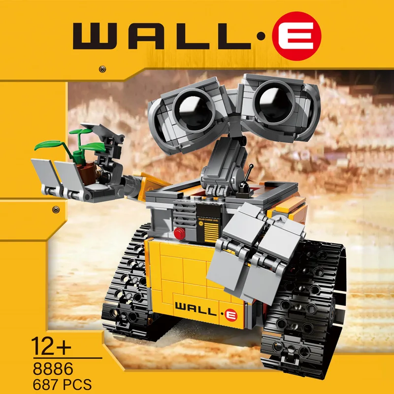 

687 шт., 8886, Детский конструктор «робот walle»