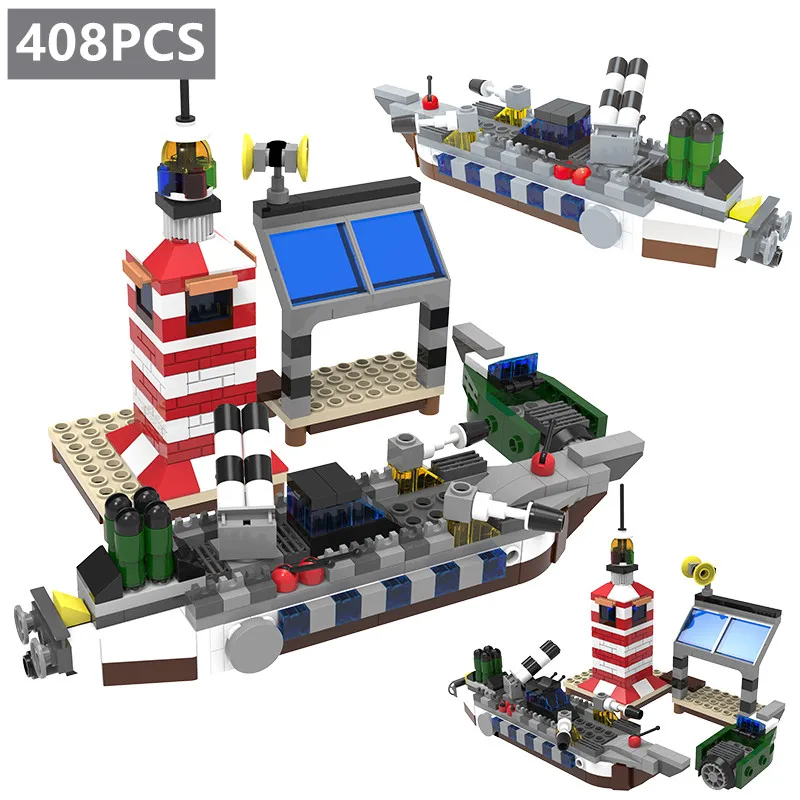 GESLLE модель рыбацкой лодки строительные блоки игрушки Kakawow Эдисон мини корабля