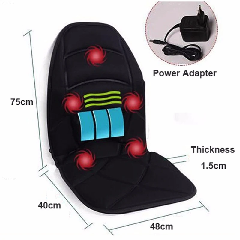 Массажная подушка для шеи и спины домашняя автомобильная с магнитным полем