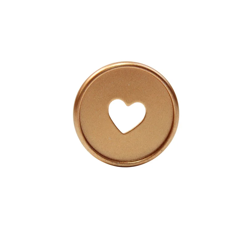 

Mushroom Hole Binding Buckle 23mm Love Heart Discbound Discs Ring Suitable for Loose Leaf Notepad Planner Diary Book Business