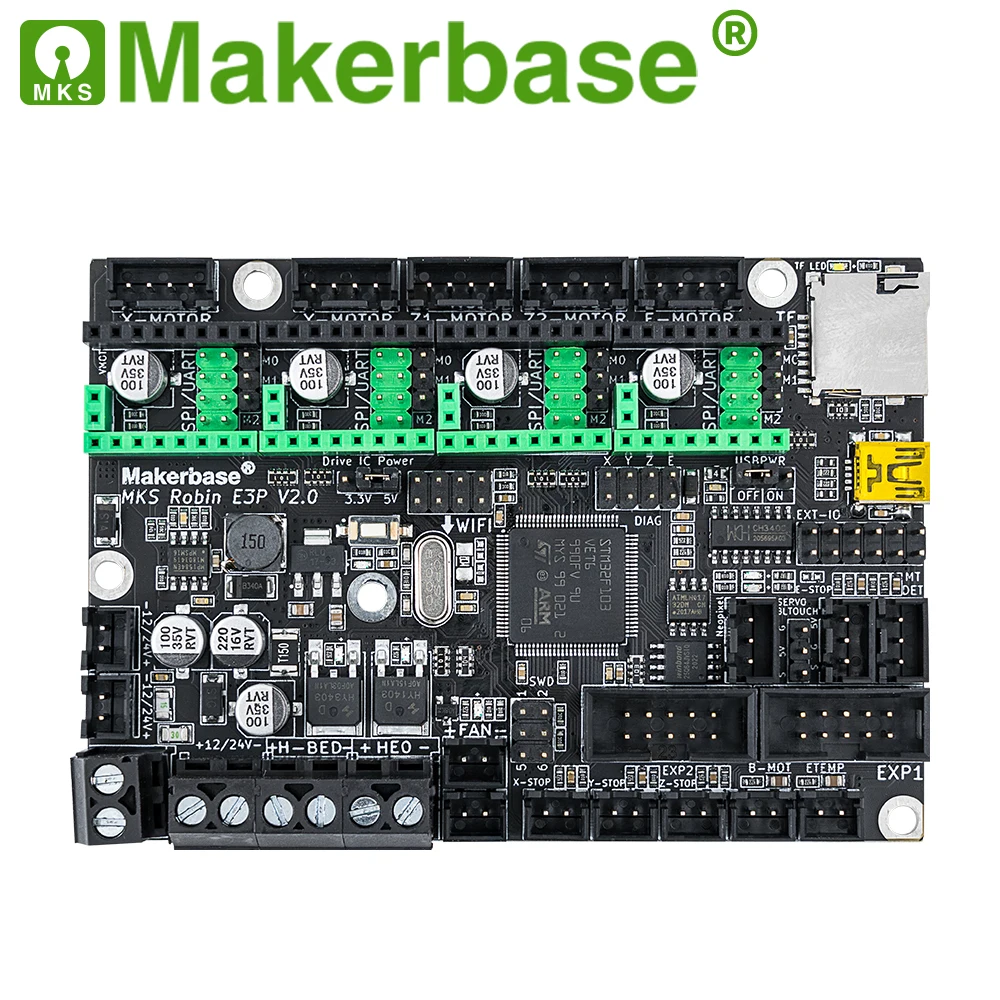 Makerbase MKS Robin E3P 32 битная плата управления с 3 5 tft экраном запчасти для 3D принтера