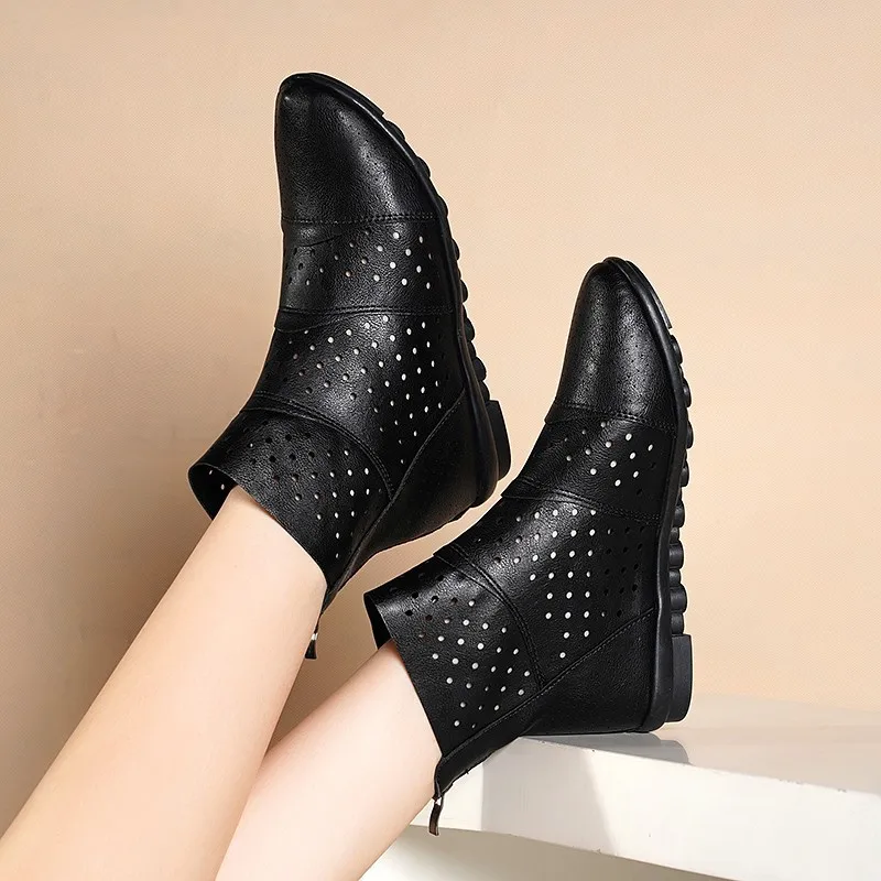 Лето 2020 сандалии с дырками женские сетчатые ботинки крутая женская обувь на