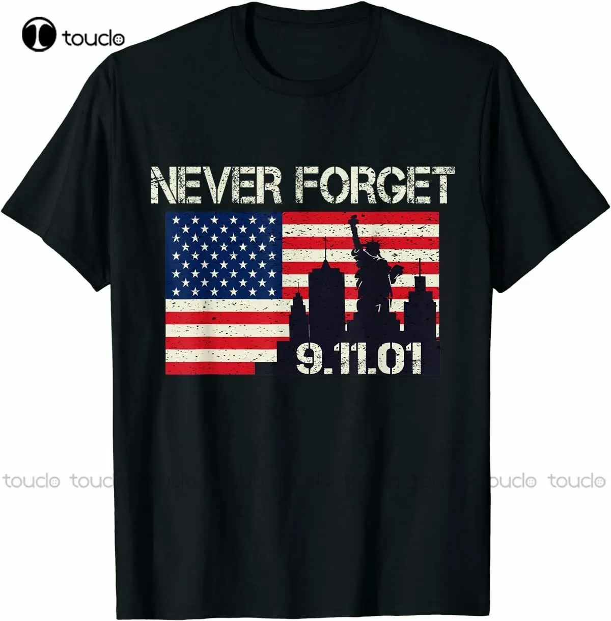 

Vintage Never Forget Patriotic 911 For Women American Flag T-Shirt For Women Hawaiian Shirt Cotton Tee Shirts S-5Xl Unisex