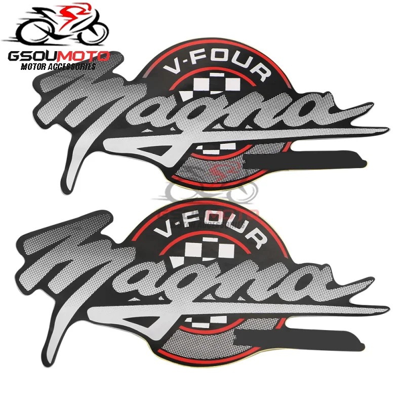Эмблема топливного газа значки наклейки боковой клей для наклеек Pad Honda Magna V25 V30 V42