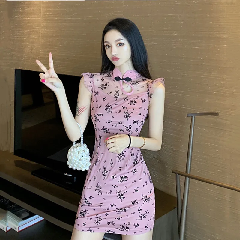 

Новинка; В стиле ретро; В улучшение Ципао для девочек изящные модные тонкие платье 2020 Мода темперамент детские тонкие спальный мешок в стиле...