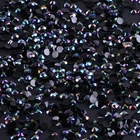 Стразы для дизайна ногтей, украшения для маникюра, полимерные Стразы с плоским основанием без горячей фиксации для одежды, камни, искусственный клей для аппликации