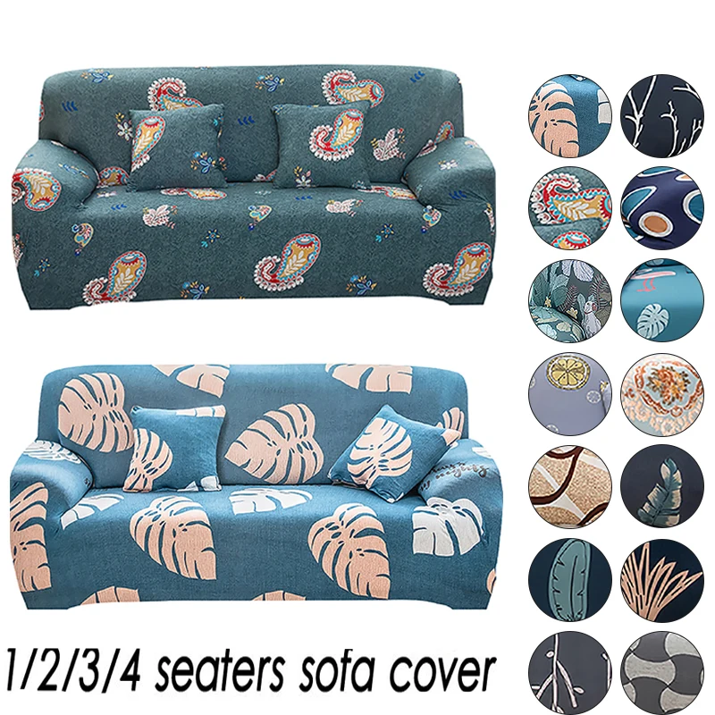 

Sofa Covers for Living Room printed Sectional Couch Cover Set Stretch Sofa Slipcover 1/2/3/4 Seater
