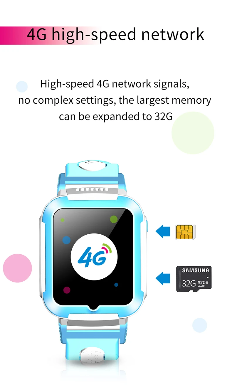 E7 Детские Смарт 4G gps wifi отслеживание видео вызов SOS голосовой чат детские часы уход за ребенком мальчик девочка Смарт часы для iOS Android