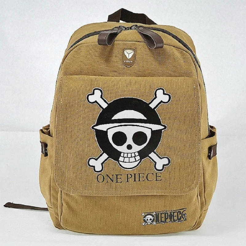 

Teenager ONE Schoolbag Japanese Preppy School Canvas Skull Printing Bag PIECE Backpack Anime Children's Bag Rucksack Canvas Ruck