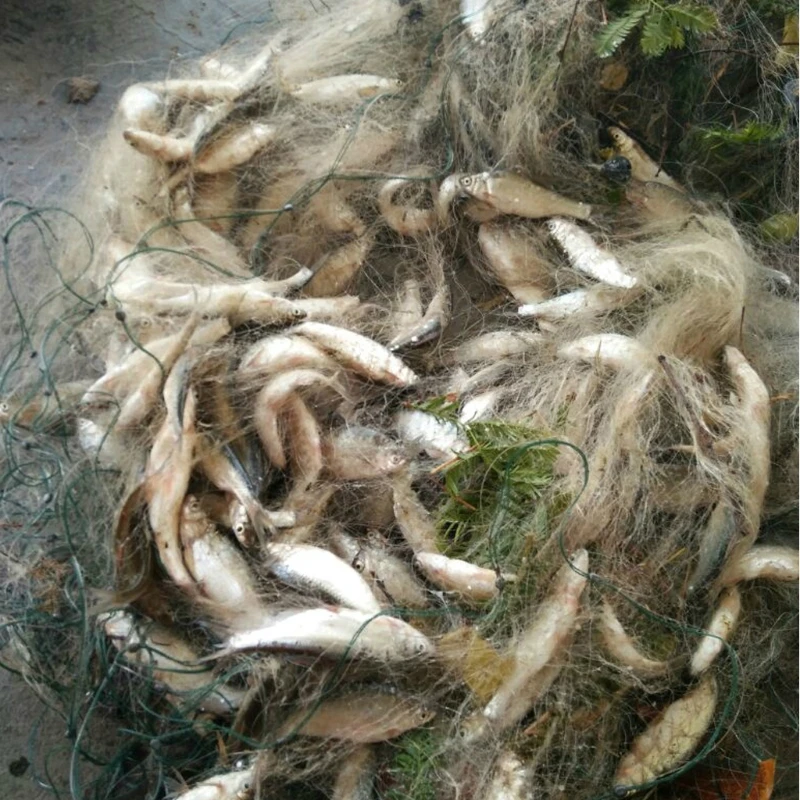 Рыболовная сеть ловушка из монофиламента жаберная снасти с поплавком для улицы 20