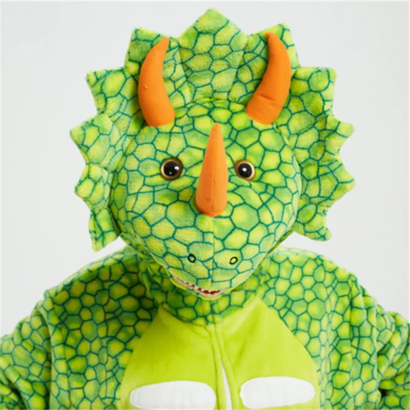 Кигуруми фланелевый для взрослых пижама-комбинезон с рисунком дракона Льва в