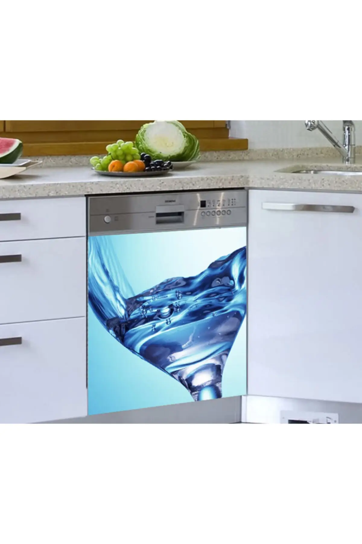 

Cup Dish Machine Sticker Water