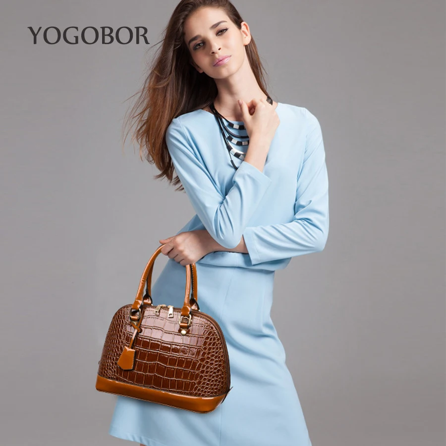 Модная крокодиловая сумка женская дизайнерская высокого качества из