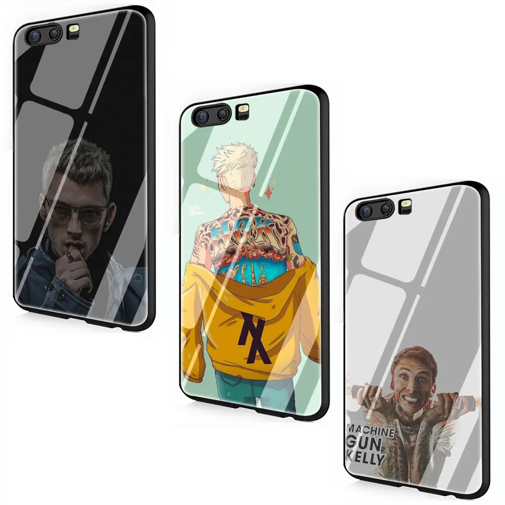 MGK пистолет Келли закаленное стекло чехол для телефона Huawei P10 P20 P30 Y6 Y9 Honor 8X 7A pro 9 10