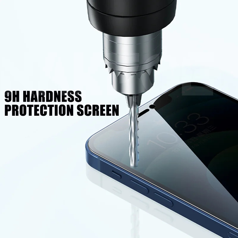 

9999D Anti Spy Tempered Glass For iPhone 12 11 Pro XS MAX X XR Privacy Screen Protector iPhone 7 6 6S 8 Plus 5 5S SE Glass Film