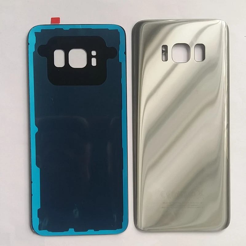 Для Samsung Galaxy S8 G950 G950F Plus G955 G955F задняя крышка для аккумулятора стеклянная дверь