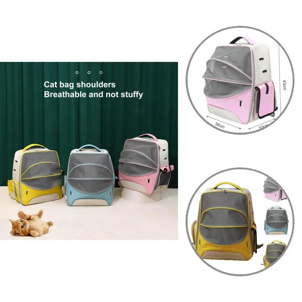 

Cat Carrier Pocket Fashion Portable Beautiful Mesh Pet Cat Travel Carrier Backpack Pet Supplies Pet Carrier Pet Carrier