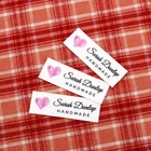 Металлические этикетки на заказ, персонализированный бренд, логотип или текст, индивидуальный дизайн, утюг на хлопчатобумажной ткани, бирки ручной работы (TB0046), 128