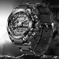 2021 lige sport men quartz digital watch creative diving watches men waterproof alarm watch dual display clock relogio masculino