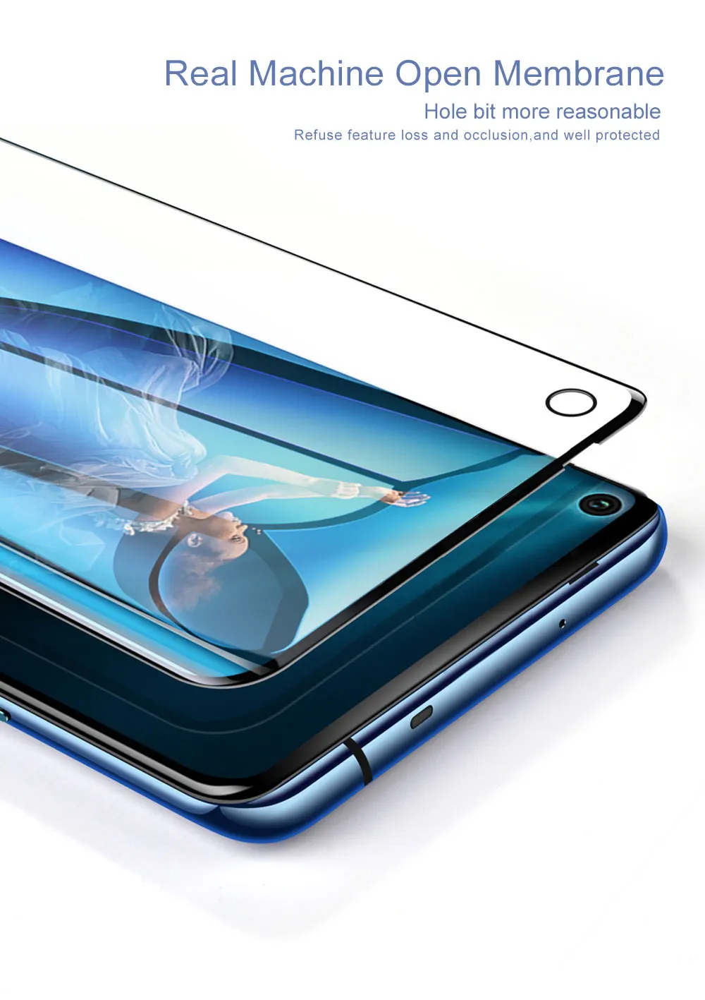 Hacrin для huawei Honor 20 закаленное Стекло закругленный край 3D полное покрытие Стекло пленка для Honor 20 20 Pro 20 Lite 20i Экран протектор