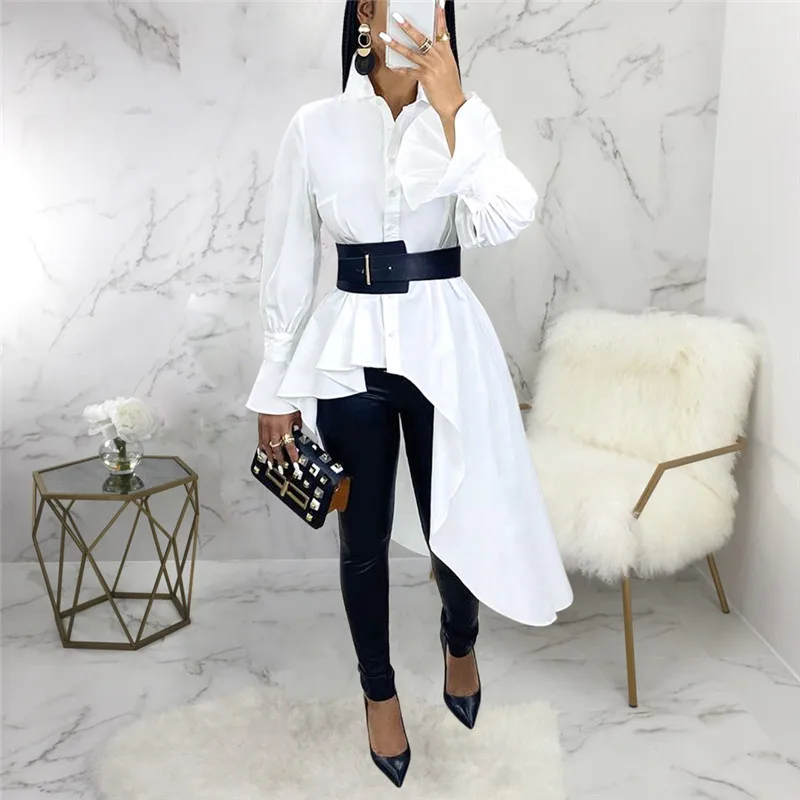 

Office Lady Women Femal Ladies Long Sleeve Deep V Shirt Dress Sexy Beach Dress Elegant Sexy Party Dress New