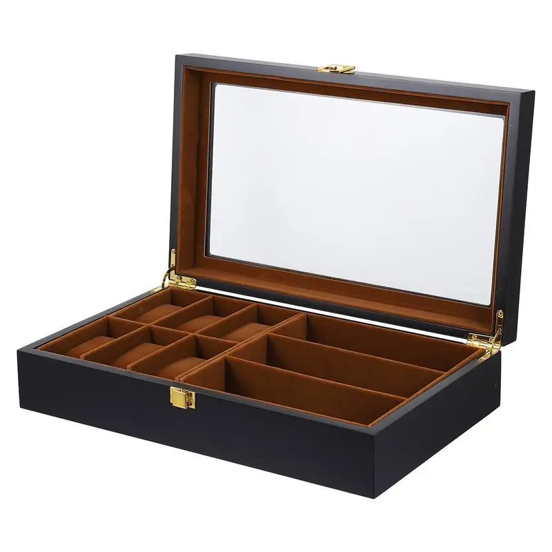

1pc Practical Wooden Watch Storage Box Watch Storage Box Watch Storage Case