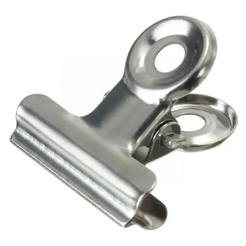 

1set (10 Pcs) Practical Steel Metal Round Ball Holder Fine Metal Bill Clip Receipt Clip Clip Folder Simple Financial Y8R0