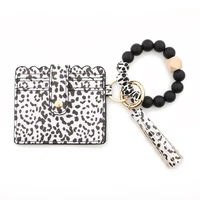 card wallet wholesale monogrammed key rings for women leather tassel keychains bangle bracelets fashion accessories