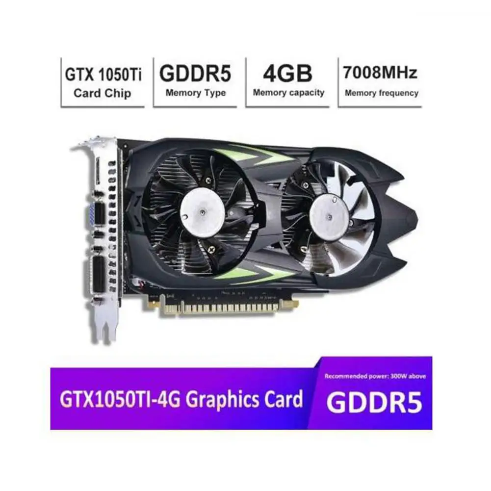 

GTX1050Ti 4G DDR5 Desktop Computer Graphics Card Independent High Definition Game